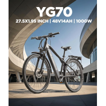 RANDRIDE YG70 1000W 14Ah miesto elektrinis dviratis