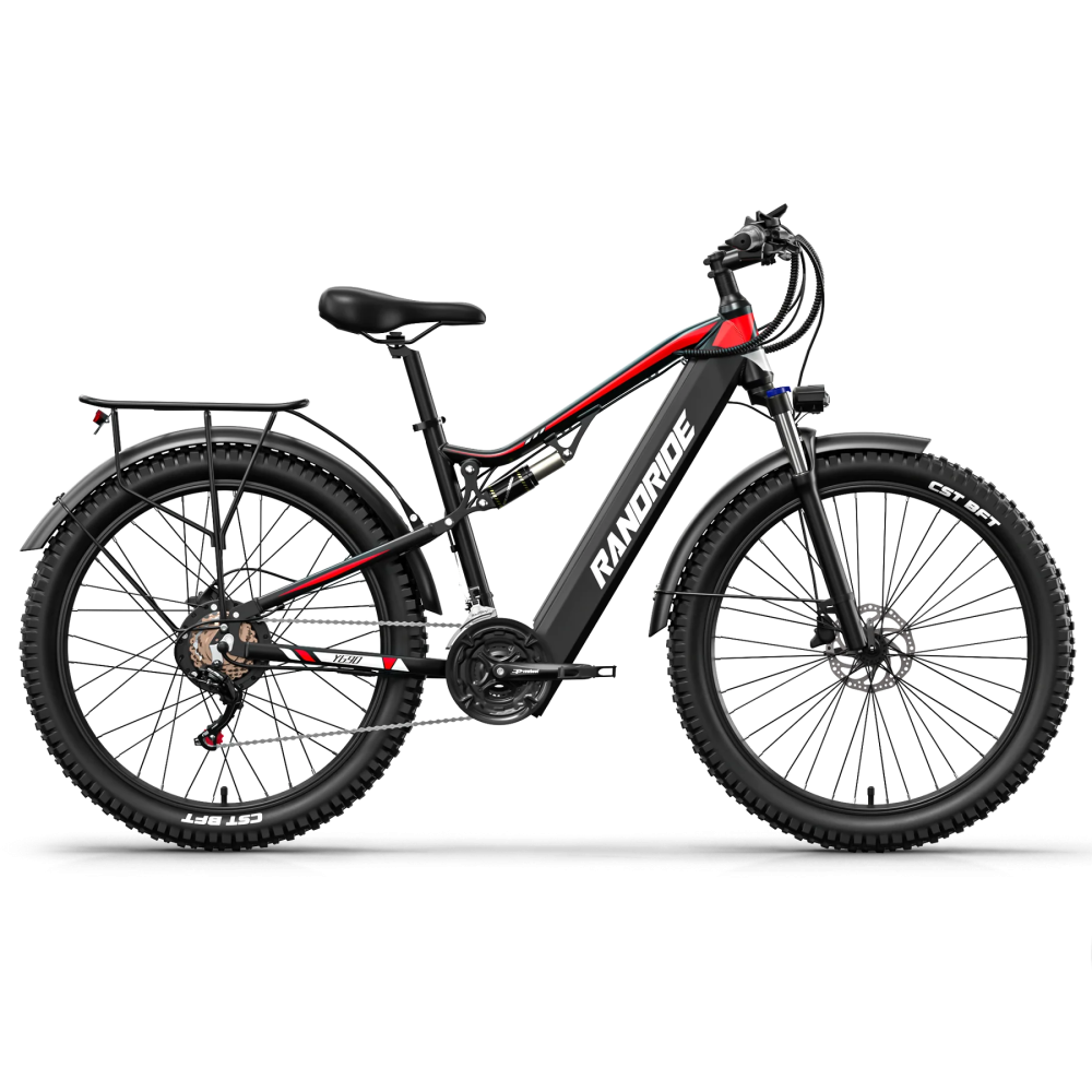 RANDRIDE YG90B 1000W 17Ah 27.5 elektrinis kalnų dviratis