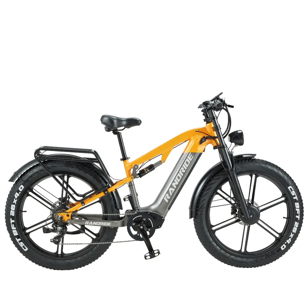 RANDRIDE YX80-2 2000W (2x1000W) 20Ah dviejų variklių elektrinis dviratis