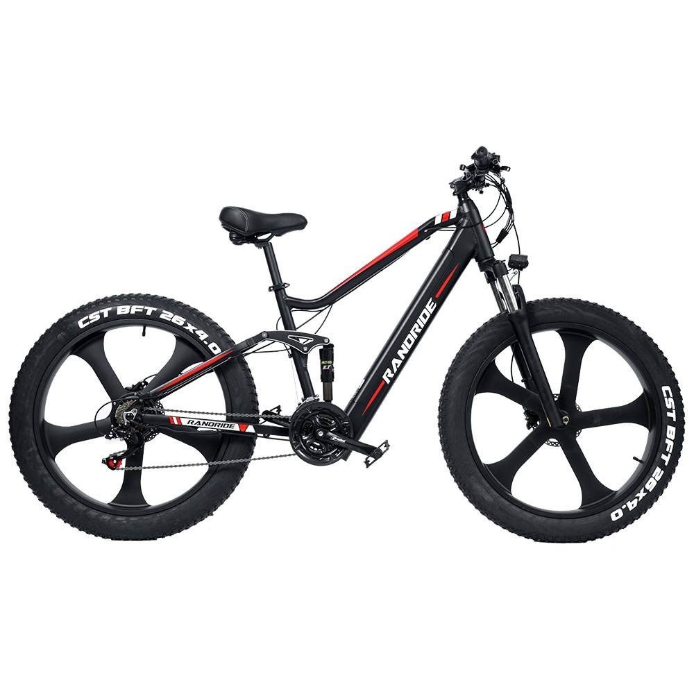RANDRIDE YX90M 1000W 13.6Ah elektrinis dviratis FATBIKE