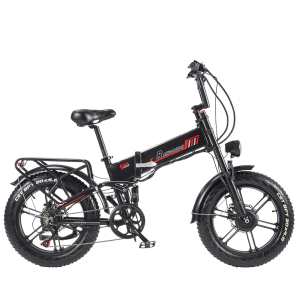 RANDRIDE YX20M-2 2000W (2x1000W) 20Ah sulankstomas elektrinis dviratis FATBIKE
