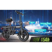 TOOFLY GE5 400W 15Ah elektrinis paspirtukas su sėdyne