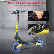 HALO KNIGHT T102 Pro 2400W 52V 28.8Ah Dual Motor elektrinis paspirtukas