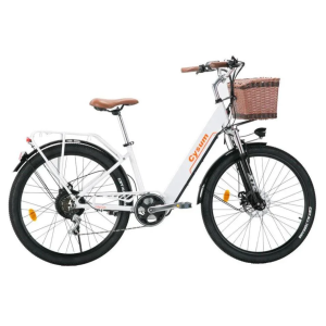 Cysum Cityrun 26 250W 10Ah elektrinis miesto dviratis su krepšiu ir bagažine