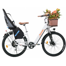 Cysum Cityrun 26 250W 10Ah elektrinis miesto dviratis su krepšiu ir bagažine