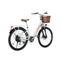 Cysum Cityrun 26 250W 10Ah elektrinis miesto dviratis su krepšiu ir bagažine