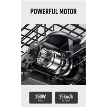 Cysum T1 Pro 350W 22Ah elektrinis triratis su galine krovinių dėže