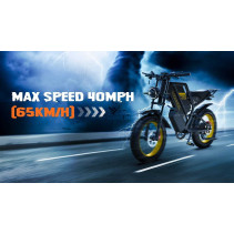 COSWHEEL GT20 MAX 2000W Samsung 60V 40Ah galingas elektrinis dviratis