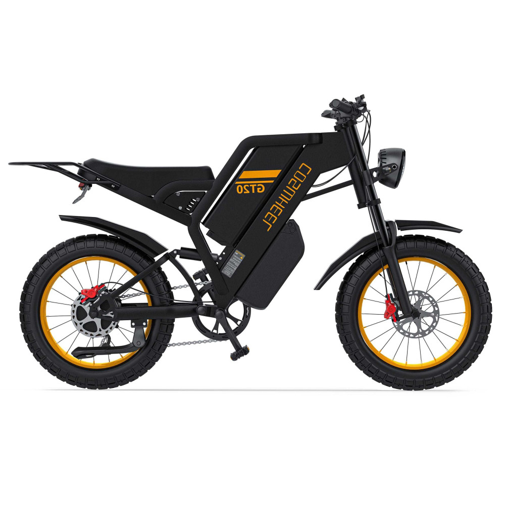 COSWHEEL GT20 MAX 2000W Samsung 60V 40Ah galingas elektrinis dviratis