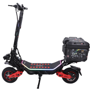 Freeboy H10 6000W 60V 23Ah galingas off-road elektrinis paspirtukas su galine daiktadėže