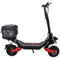 Freeboy H10 6000W 60V 23Ah galingas off-road elektrinis paspirtukas su galine daiktadėže