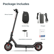 iScooter i9 MAX elektrinis paspirtukas 500W - 35 km/h, 40 km nuotolis