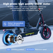 iScooter i10 elektrinis paspirtukas 650W - 40 km/h, 45 km nuotolis