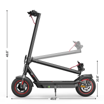 iScooter i10 elektrinis paspirtukas 650W - 40 km/h, 45 km nuotolis