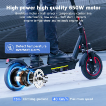 iScooter i10 elektrinis paspirtukas 650W - 40 km/h, 45 km nuotolis