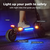 iScooter iX7 Pro elektrinis paspirtukas 2000W – 60 km/h, 85 km nuotolis