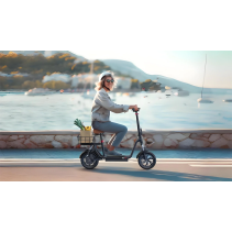 iScooter i12 500W elektrinis paspirtukas su sėdyne – 35 km nuotolis