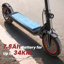 iScooter W5 500W elektrinis paspirtukas - 30 km/h, 30 km nuotolis