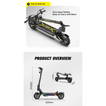 OOTD SR1 elektrinis paspirtukas 1400W – 50 km/h, 48V 20Ah