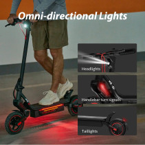 iScooter W8 elektrinis paspirtukas 500W – 40 km/h, 42V 10.4Ah