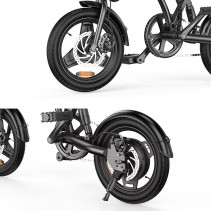 iScooter EB1 elektrinis sulankstomas dviratis 500W - 25 km/h