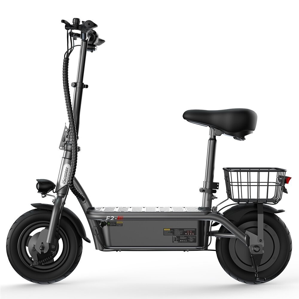iScooter F2 elektrinis paspirtukas su sėdyne 500W - 30 km/h