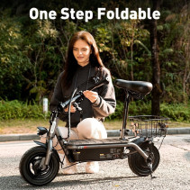iScooter F2 elektrinis paspirtukas su sėdyne 500W - 30 km/h