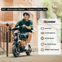 iScooter DX5 1500W elektrinis paspirtukas su sėdyne - 55 km/h