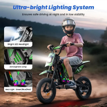 iScooter A14 elektrinis motociklas vaikams 500W - iki 27 km/h