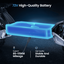 ANGWATT X1 MAX 8000W 72V 28.6Ah Elektrinis Paspirtukas – 120 km/h