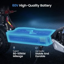 ANGWATT T1 3.0 6000W 60V 28Ah Elektrinis Paspirtukas - 85km/h