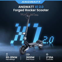 ANGWATT X1 2.0 Elektrinis Paspirtukas 3600W 60V - 70km/h