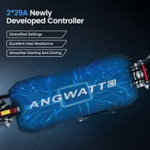 ANGWATT C1 2.0 Elektrinis Paspirtukas 2400W 52V - 65km/h