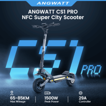 ANGWATT CS1 PRO Elektrinis Paspirtukas 1500W 52V - 60km/h
