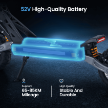 ANGWATT CS1 PRO Elektrinis Paspirtukas 1500W 52V - 60km/h