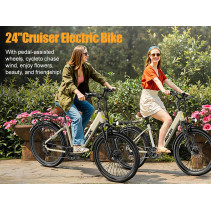 Aairsk SU7 Elektrinis Dviratis 400W 36V 13Ah Miesto E-Bike su Shimano 7