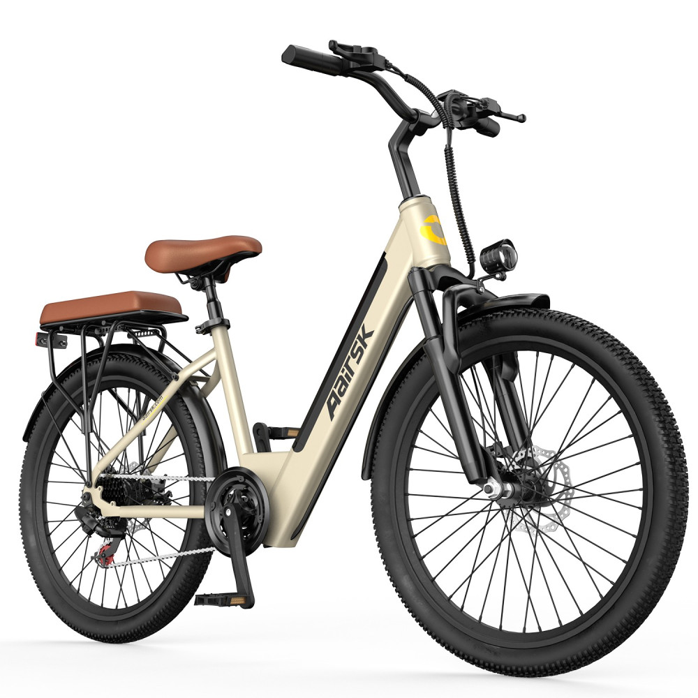 Aairsk S600 Step-Thru Elektrinis Dviratis 400W 36V 13Ah 24"
