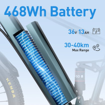 Aairsk GT900 Elektrinis Kalnų Dviratis 400W 36V 13Ah 26
