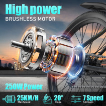 Aairsk GT300 elektrinis dviratis 400W 36V 26 - iki 64 km
