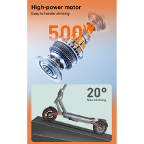 KEPOW E12 500W 48V 10Ah Elektrinis Paspirtukas – 40km/h