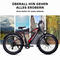 JABOBIKE Robin 500W Elektrinis Fatbike 48V 13Ah iki 45 km/h