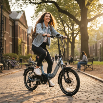 JOBOBIKE Ace Pro elektrinis dviratis – sulankstomas 250W e-bike su torque sensoriumi