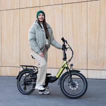 JOBOBIKE Ace Pro elektrinis dviratis – sulankstomas 250W e-bike su torque sensoriumi