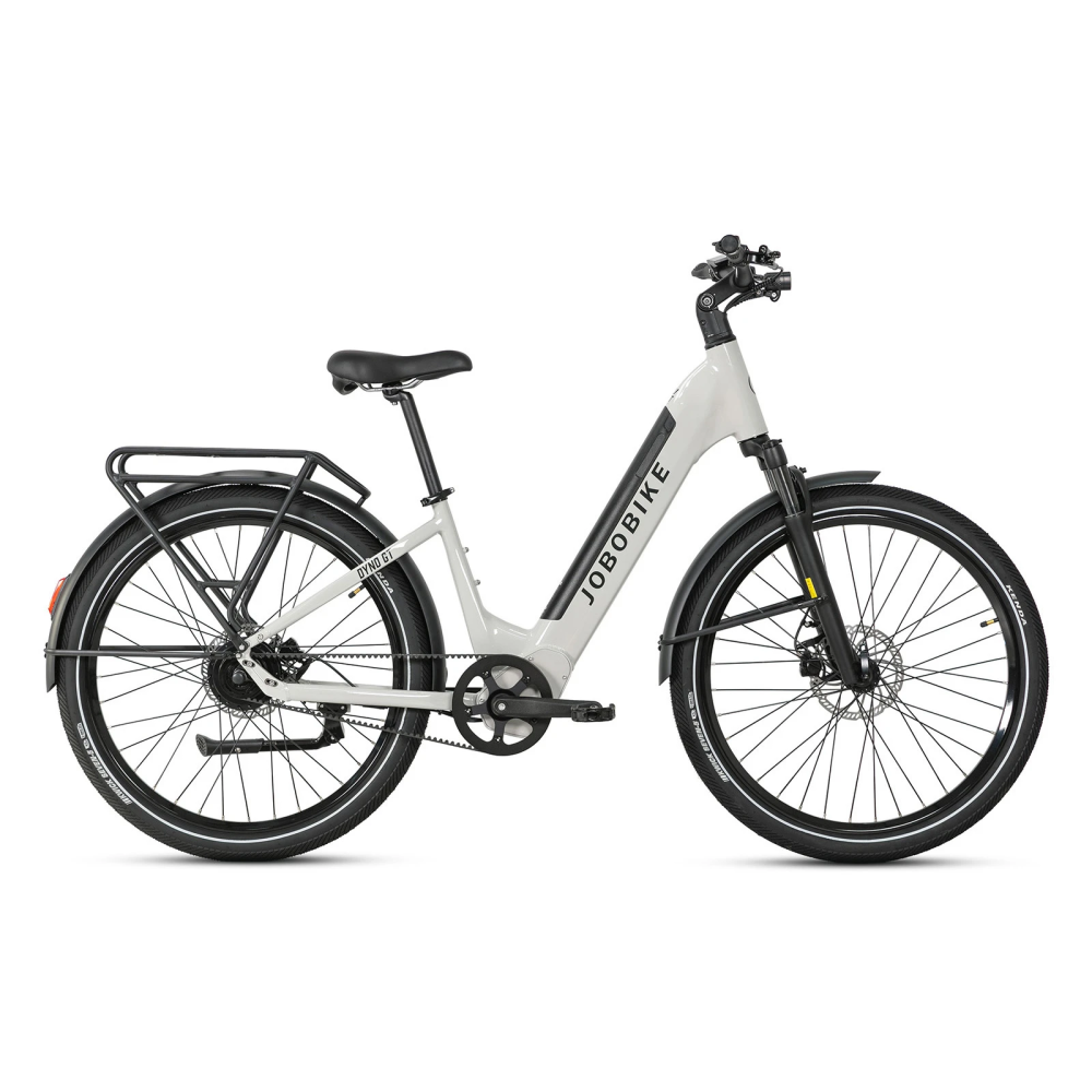 JOBOBIKE Dyno GT elektrinis dviratis su diržine pavara – tylus e-bike iki 150 km