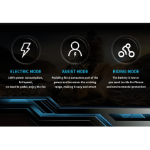 DUOTTS C29-K elektrinis dviratis 750W iki 170km su Shimano