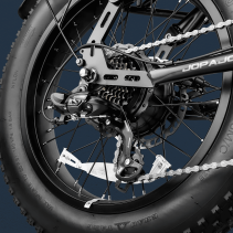 Eahora Luna II elektrinis dviratis Dual Motor 20Ah iki 100 km