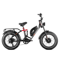 Eahora Luna II elektrinis dviratis Dual Motor 20Ah iki 100 km