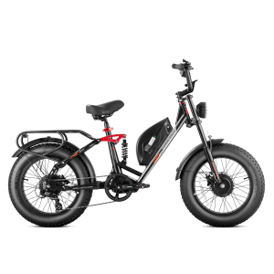 Eahora Luna II elektrinis dviratis Dual Motor 20Ah iki 100 km