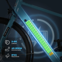 VARUN C7007 elektrinis dviratis 250W miesto iki 80 km