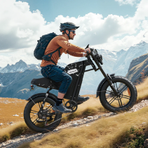 VARUN X-Plorer Beast elektrinis dviratis 750W fat tire iki 140 km off-road